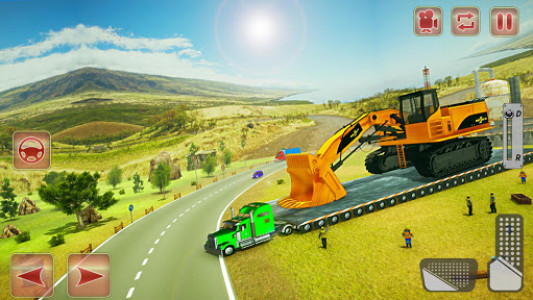 اسکرین شات برنامه Construction Trucks & Heavy Excavator Transporter 6