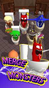 اسکرین شات بازی Merge Monster: Skinbidi Toilet 4