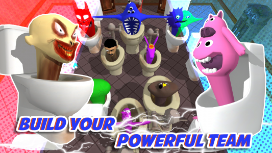 اسکرین شات بازی Merge Monster: Skinbidi Toilet 2