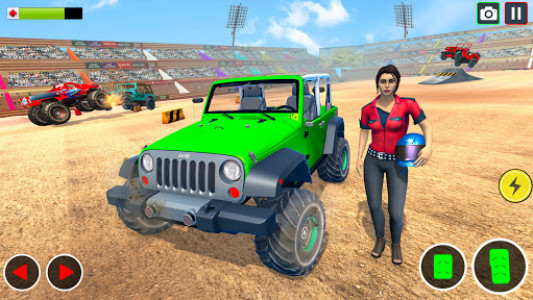 اسکرین شات برنامه Prado Jeep Car Destruction: Demolition Derby Games 6