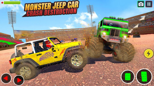 اسکرین شات برنامه Prado Jeep Car Destruction: Demolition Derby Games 2