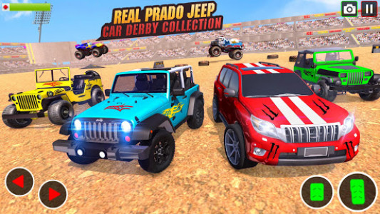 اسکرین شات برنامه Prado Jeep Car Destruction: Demolition Derby Games 3