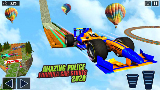 اسکرین شات برنامه Police Formula Car Derby Games 8