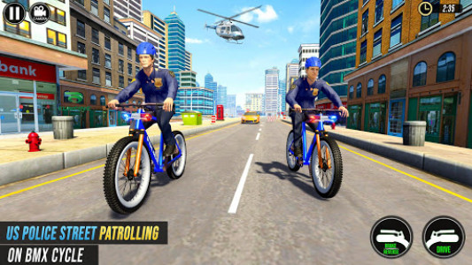 اسکرین شات برنامه US Police BMX Bicycle Street Gangster Crime Games 4