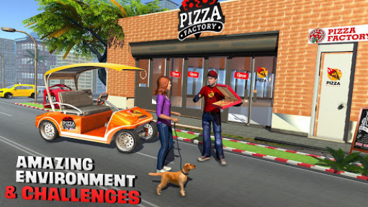 اسکرین شات برنامه Smart Taxi Driving Pizza Delivery Free Game 7