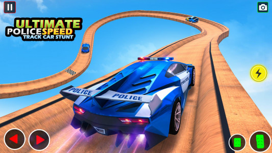 اسکرین شات برنامه Police Car Stunts: Car Games 2