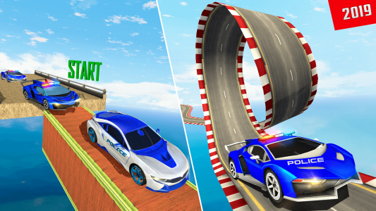اسکرین شات برنامه Police Car Stunts: Car Games 6