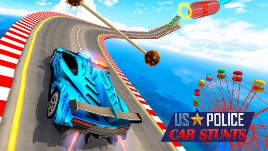 اسکرین شات برنامه Police Car Stunts: Car Games 5