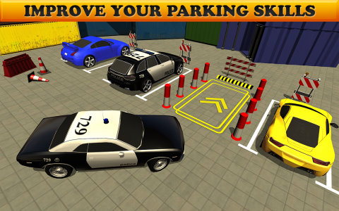 اسکرین شات برنامه Police Car Parking: Advance Car Driving Simulation 4
