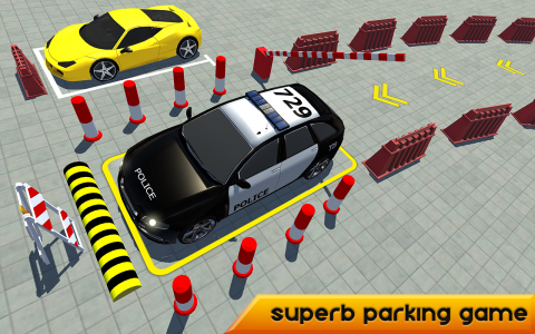 اسکرین شات برنامه Police Car Parking: Advance Car Driving Simulation 1