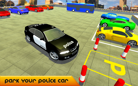اسکرین شات برنامه Police Car Parking: Advance Car Driving Simulation 2