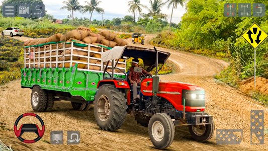 اسکرین شات بازی Farming Tractor Trolley Sim 3D 2