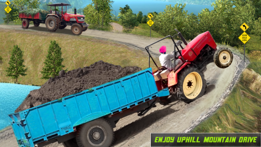 اسکرین شات بازی Farming Tractor Trolley Sim 3D 3