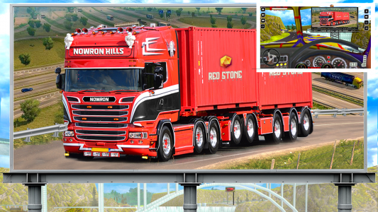 اسکرین شات برنامه Truck Simulator :Euro 3D Truck 2