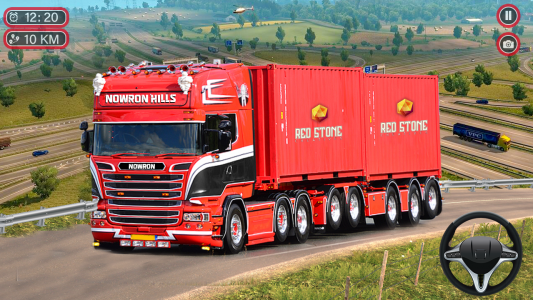 اسکرین شات برنامه Truck Simulator :Euro 3D Truck 1