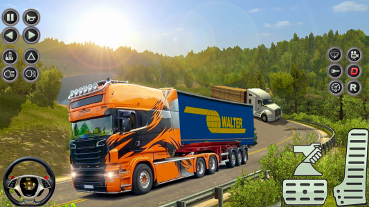 اسکرین شات برنامه Truck Simulator :Euro 3D Truck 4