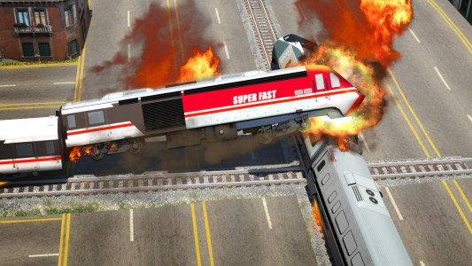اسکرین شات بازی Train Driving Simulation Game 4