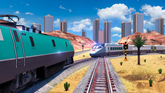 اسکرین شات بازی Train Driving Simulation Game 6