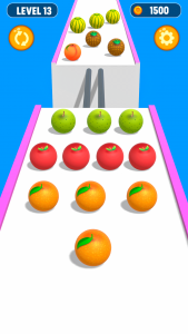 اسکرین شات بازی Ball Run Fruit: Fruit Merge 5