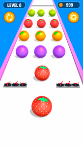اسکرین شات بازی Ball Run Fruit: Fruit Merge 3