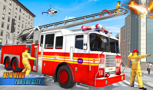 اسکرین شات بازی Firefighter Truck Driving Sim: Fire Truck Games 7