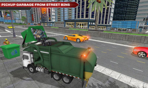 اسکرین شات بازی Garbage Truck Simulator Driver 3