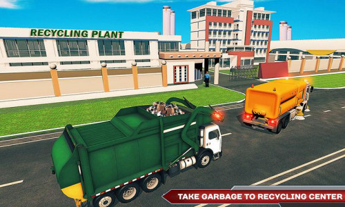 اسکرین شات بازی Garbage Truck Simulator Driver 2
