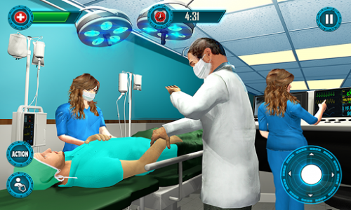 اسکرین شات بازی Hospital ER Emergency Heart Surgery: Doctor Games 1