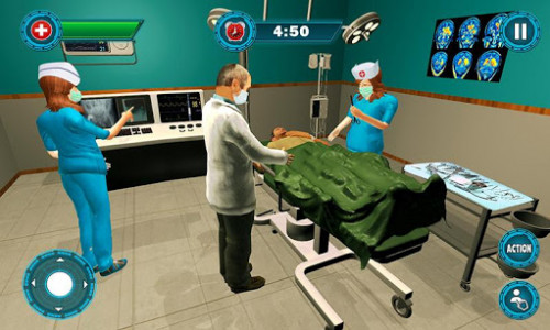 اسکرین شات بازی Hospital ER Emergency Heart Surgery: Doctor Games 4