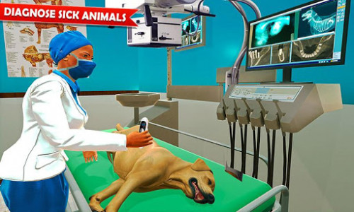 اسکرین شات بازی Pet Hospital Vet Clinic Animal Vet Pet Doctor Game 1