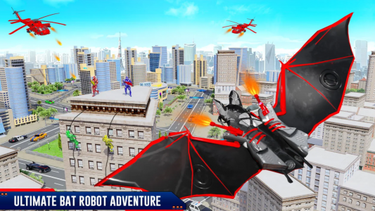اسکرین شات بازی Bat Robot Car Transform Game 2