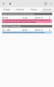 اسکرین شات 2 برنامه TextClip - TXT,EPUB,PDF Viewer