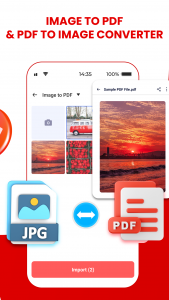 اسکرین شات 2 برنامه Image to PDF: PDF Converter