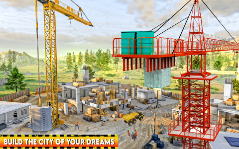 اسکرین شات برنامه City Construction Snow Game 3D 2