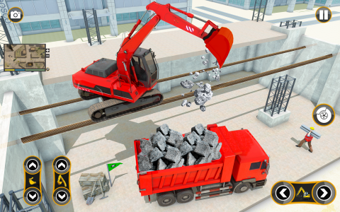 اسکرین شات برنامه City Construction Snow Game 3D 4