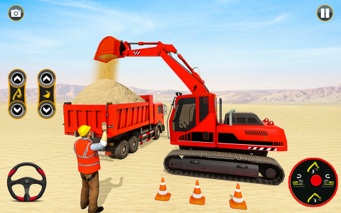 اسکرین شات برنامه City Construction Snow Game 3D 7
