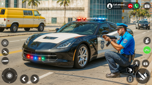 اسکرین شات 5 برنامه Police Chase Police Simulator