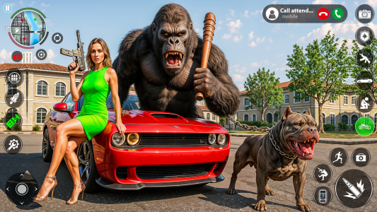 اسکرین شات 1 برنامه Monster Hunter 3D City Attack