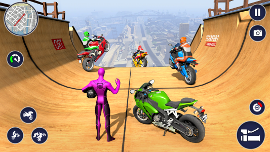 اسکرین شات بازی Bike Stunt Games 3D Bike Games 1