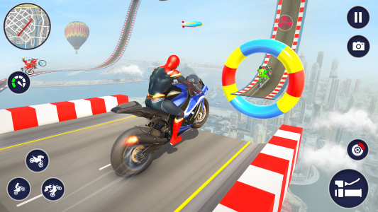 اسکرین شات بازی Bike Stunt Games 3D Bike Games 2