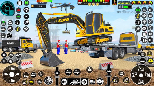 اسکرین شات 3 برنامه City Construction: Snow Games