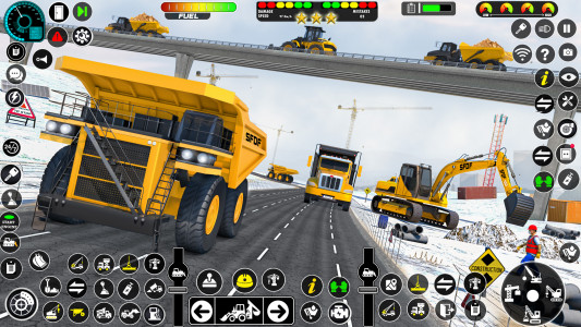 اسکرین شات برنامه City Construction: Snow Games 2