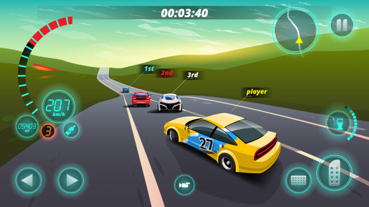 اسکرین شات 3 بازی Car Racing Master - Car Games