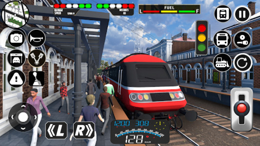 اسکرین شات بازی City Train Driver Simulator 3D 1