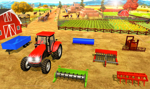 اسکرین شات بازی Farming Tractor Simulator Real 1