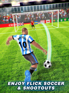 اسکرین شات بازی Real Football Soccer Strike 3D 1