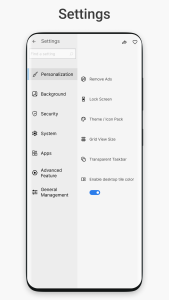 اسکرین شات 6 برنامه Win 11 Launcher