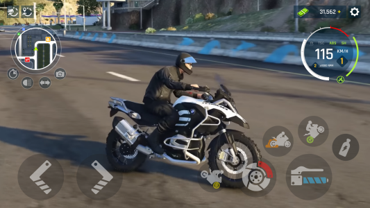اسکرین شات 7 بازی Real Motocycle Driving Game 3D