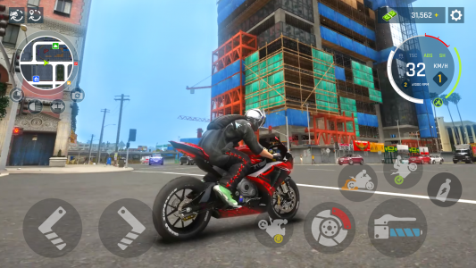 اسکرین شات 2 بازی Real Motocycle Driving Game 3D