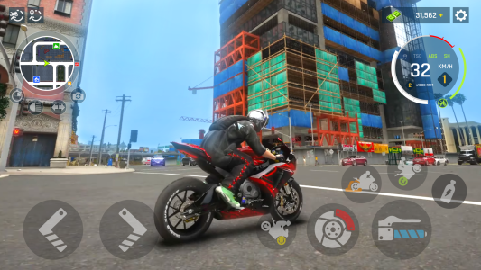 اسکرین شات 2 بازی Real Motocycle Driving Game 3D